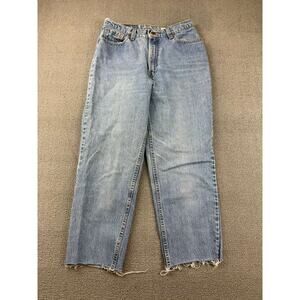 Vintage‎ Levis 512 Slim Fit Tapered Jeans Women Size 13 MED Blue 90's USA Made